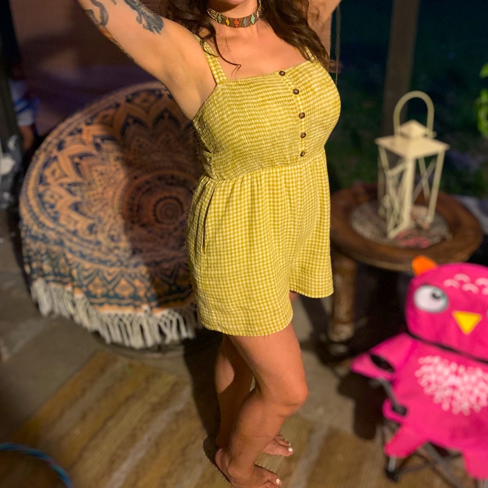 Gingham Romper - image 1